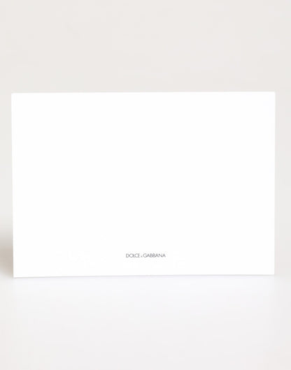 Dolce & Gabbana Multicolor Leopard Print Envelope Paper Post Card Holder - from Dolce & Gabbana