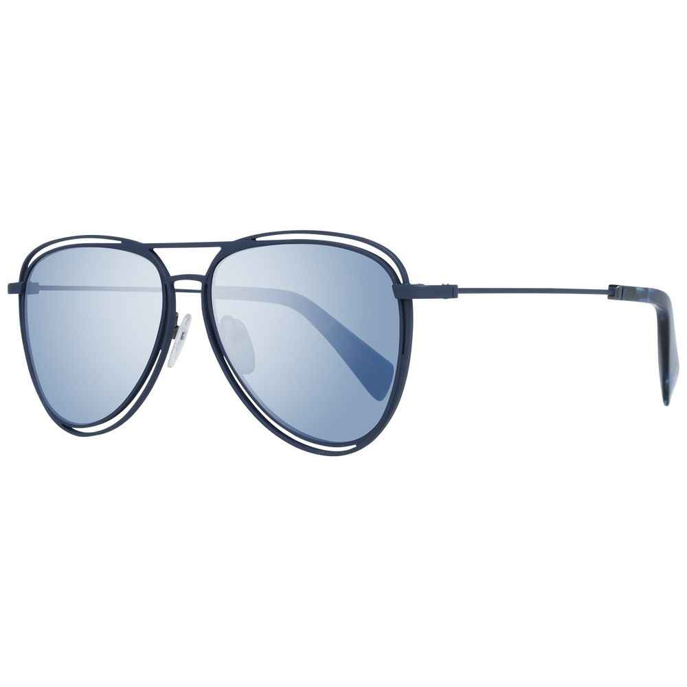 Yohji Yamamoto Blue Men Sunglasses