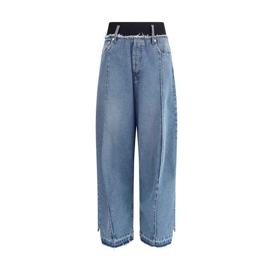 ALAINPAUL Elastic waist Jeans