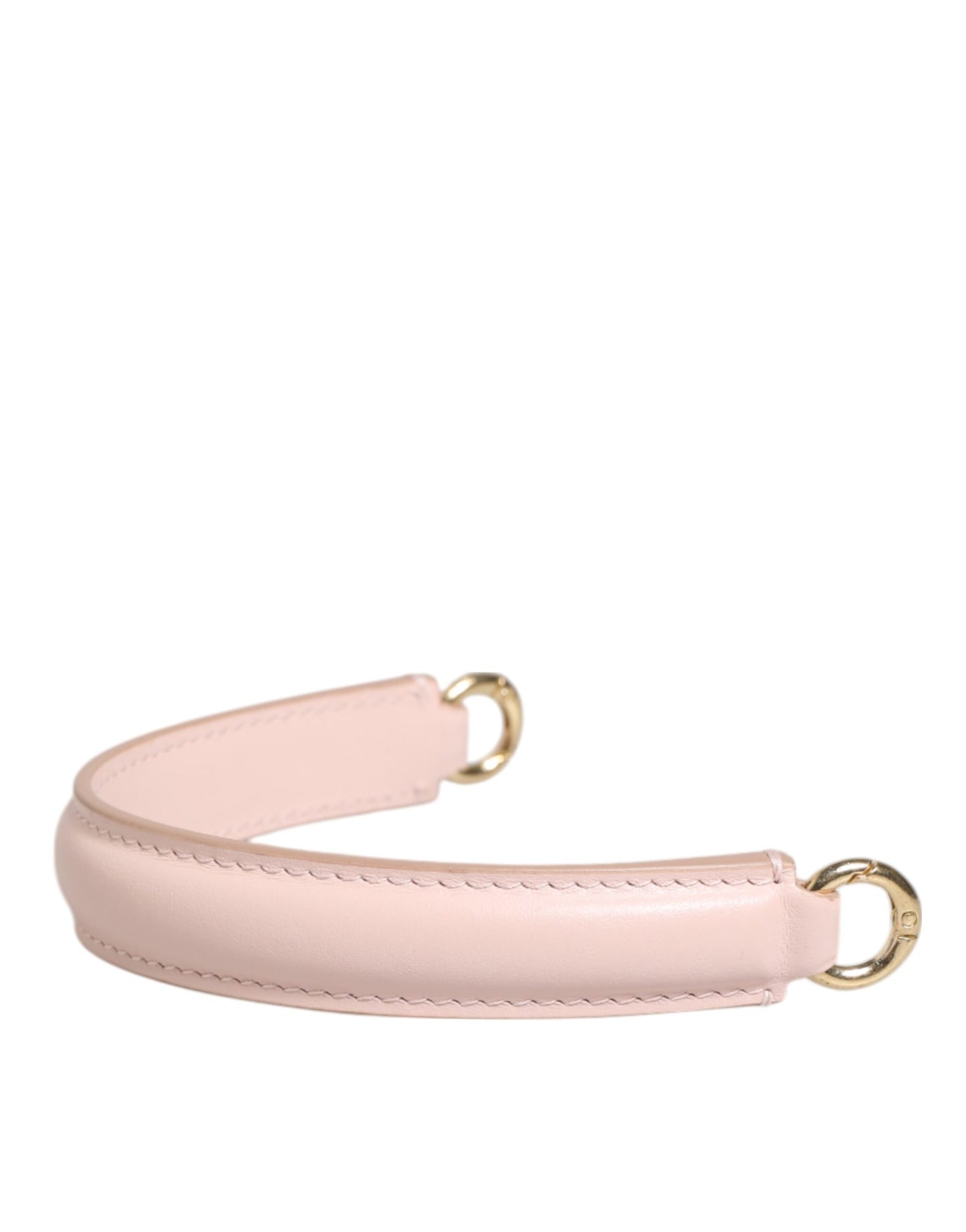Dolce & Gabbana Strap Pink Leather Gold Tone Big Bag Handle Shoulder Strap - from Dolce & Gabbana