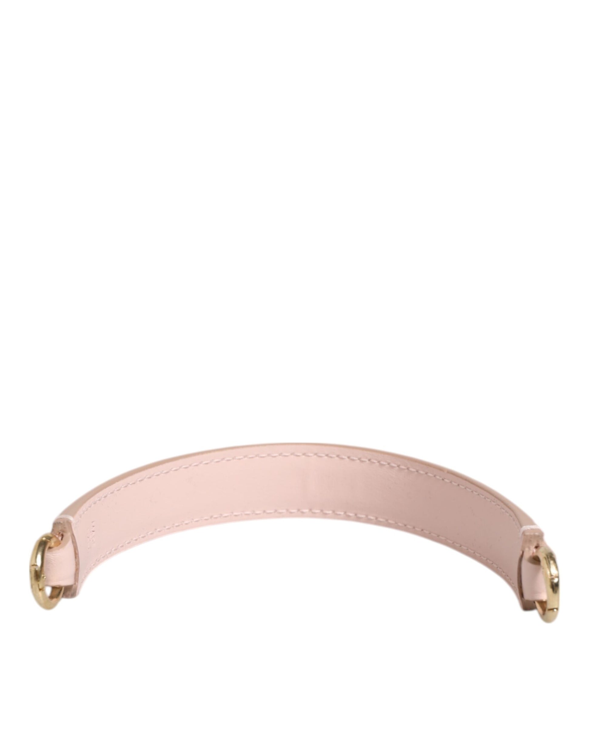 Dolce & Gabbana Strap Pink Leather Gold Tone Big Bag Handle Shoulder Strap - from Dolce & Gabbana