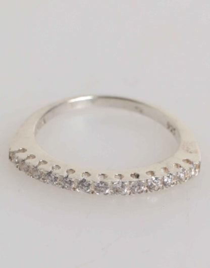 Nialaya Sterling Silver 925 Band Pave CZ Crystal Eternity Ring by Nialaya