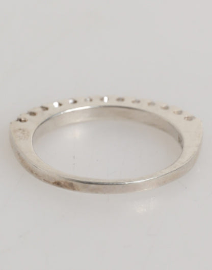 Nialaya Sterling Silver 925 Band Pave CZ Crystal Eternity Ring - from Nialaya