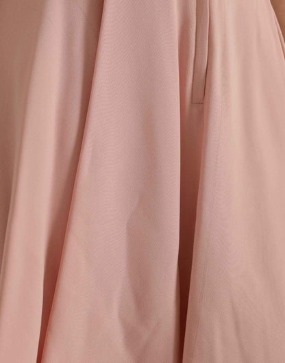 Dolce & Gabbana Light Powder Rose Viscose Pleated Skirt by Dolce & Gabbana