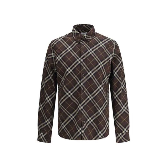 Burberry Check cotton flannel Shirt