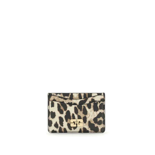 Ganni GANNI BOU CARD HOLDER PRINT