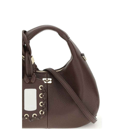 Ganni HOBO MINI GRAINED