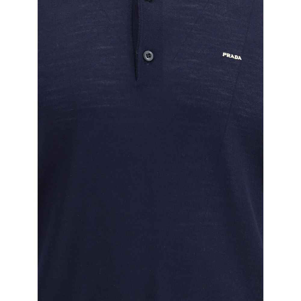 Prada Virgin wool polo Sweater