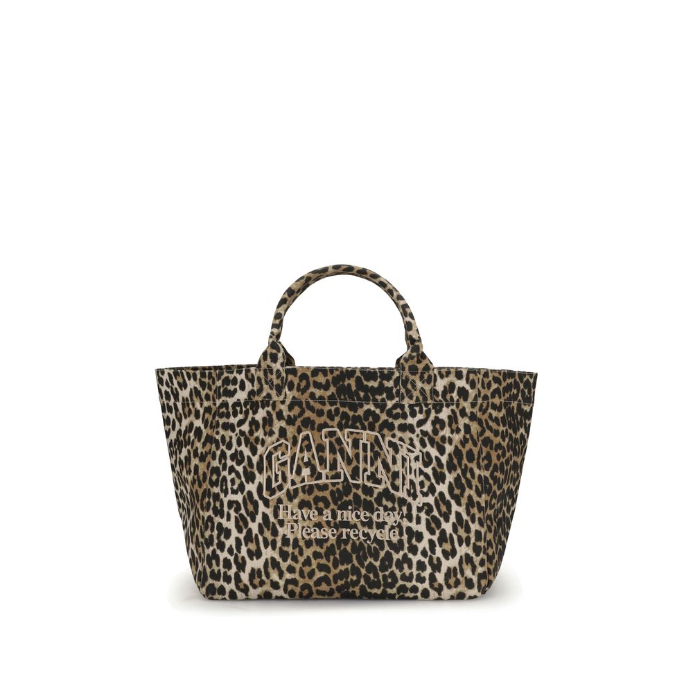 Ganni SHOPPER XXL POCKET PRINT