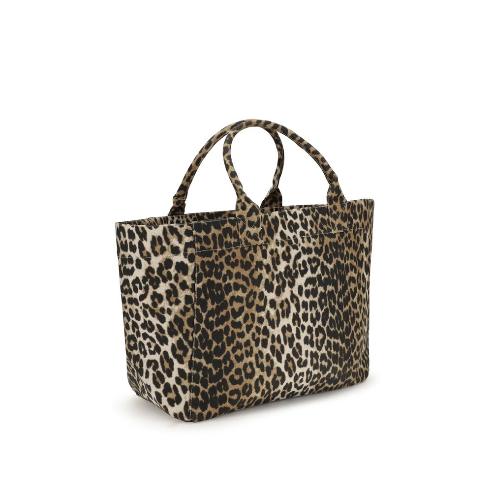 Ganni SHOPPER XXL POCKET PRINT