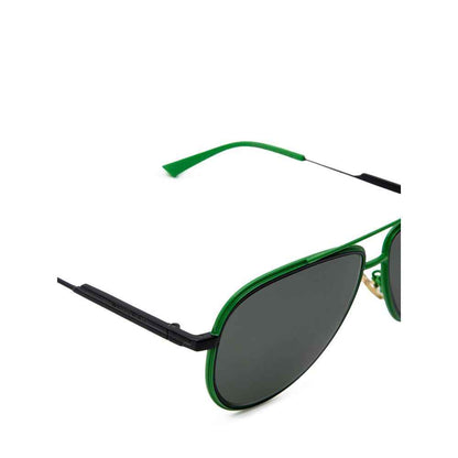 Bottega Veneta Green Metal Sunglass