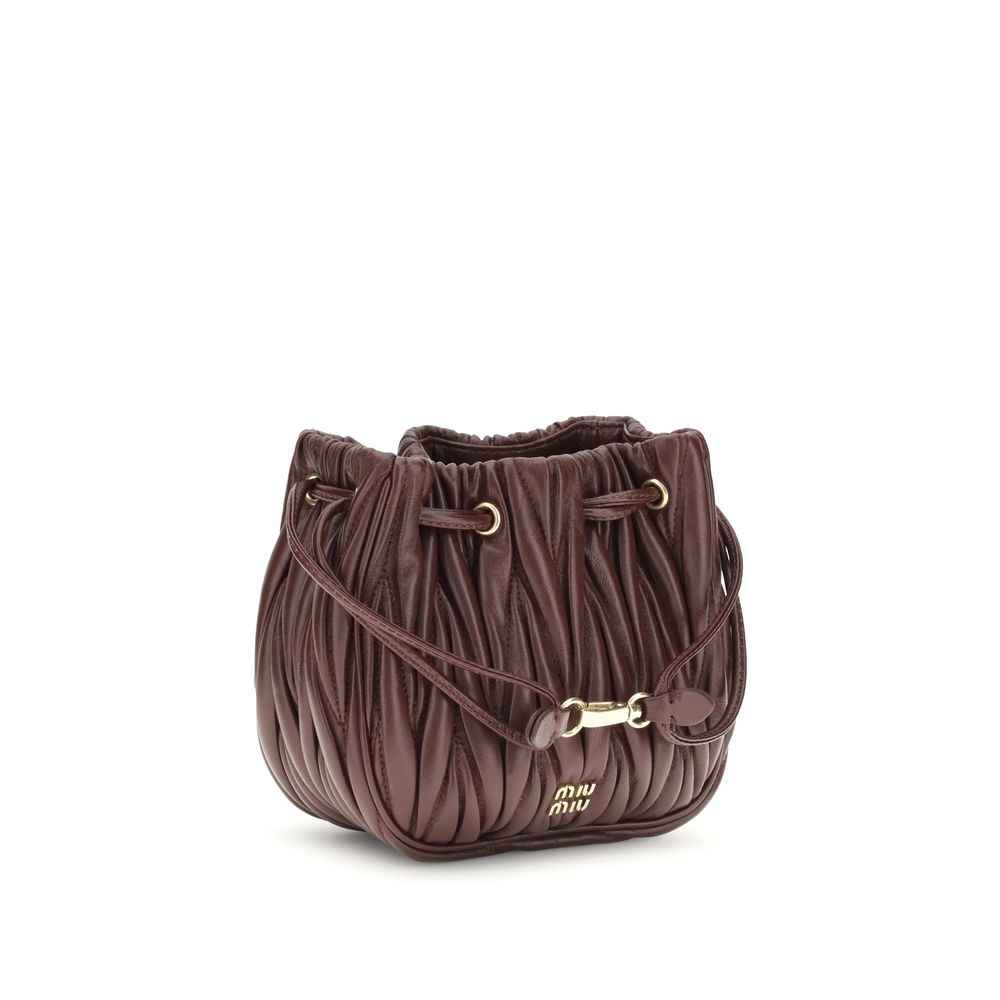 Miu Miu Matelassé nappa leather Pouch