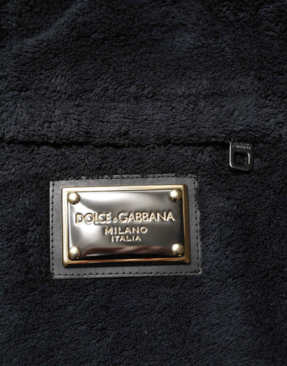 Dolce & Gabbana Black Cotton Logo Men Jogger Sweatpants Pants by Dolce & Gabbana