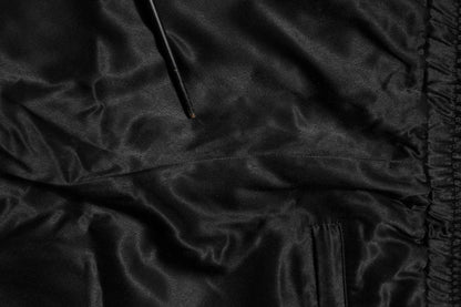 Dolce & Gabbana Black Gold Satin Crown Side Stripe Jogger Pants by Dolce & Gabbana