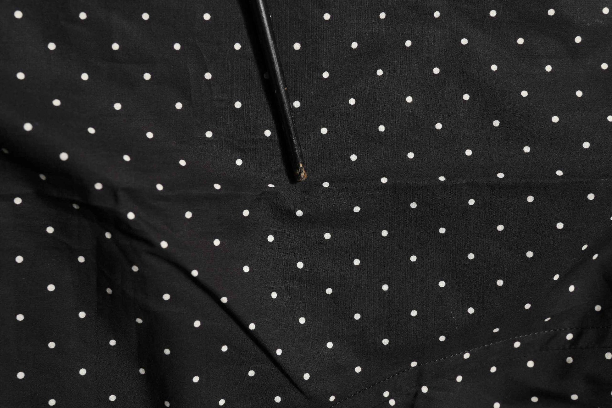 Dolce & Gabbana Black Polka Dot Cotton GOLD Men Formal Dress Shirt by Dolce & Gabbana