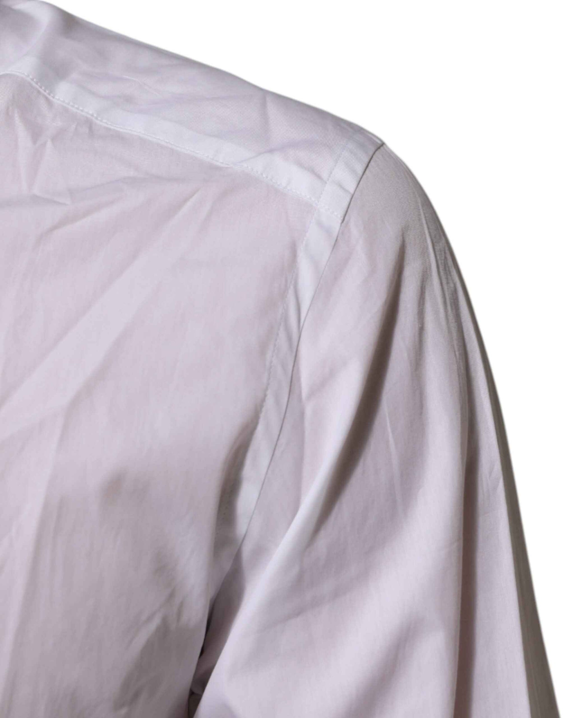 Dolce & Gabbana White Crown Collared GOLD Formal Dress Shirt by Dolce & Gabbana