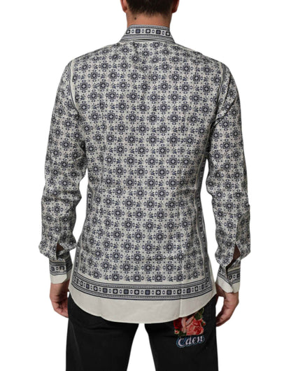 Dolce & Gabbana Multicolor Monkey Tie Print GOLD Dress Shirt by Dolce & Gabbana