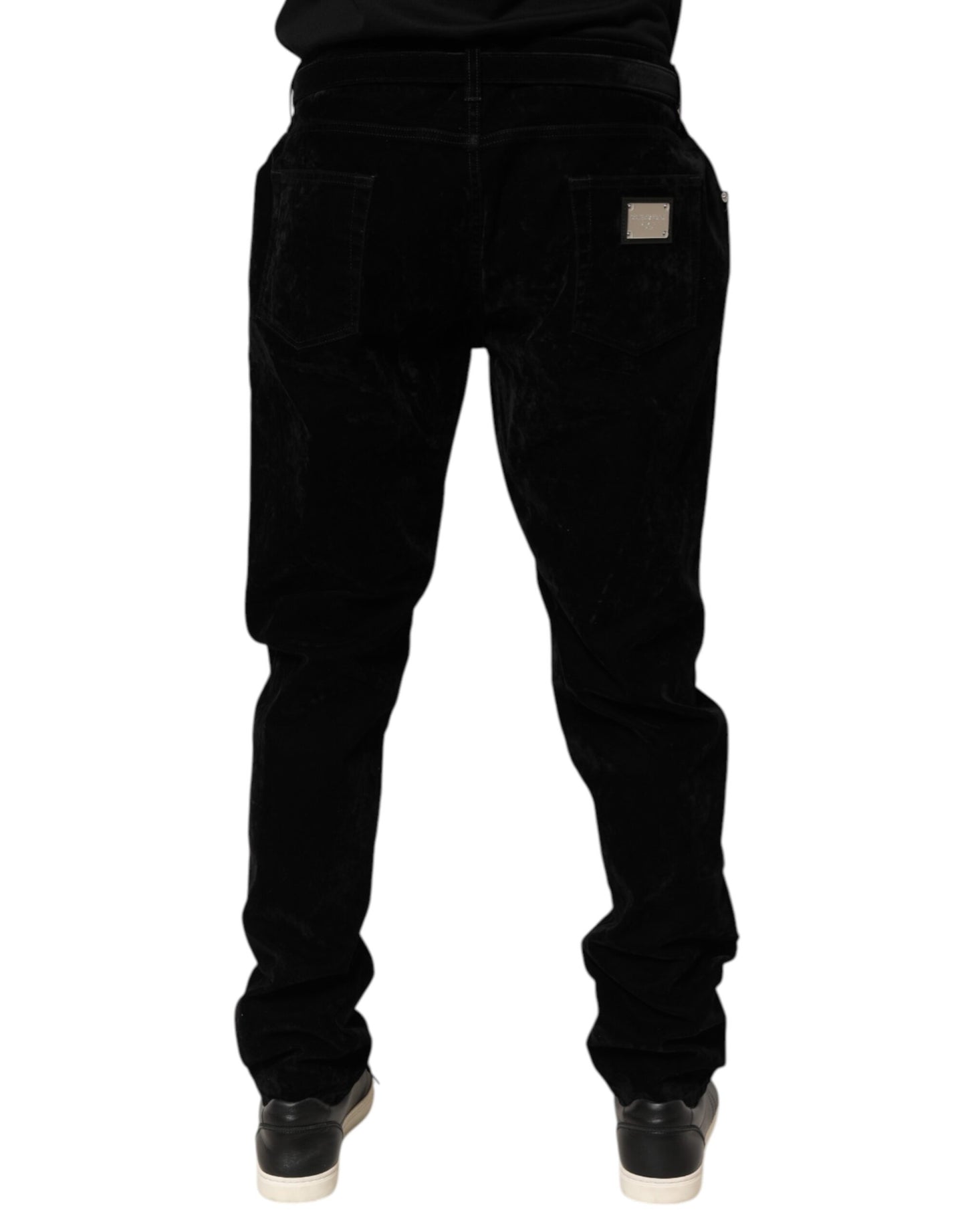 Dolce & Gabbana Black Cotton Slim Fit Denim Trouser Jeans - from Dolce & Gabbana