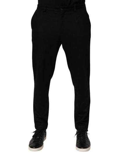 Dolce & Gabbana Black Cashmere Dress Formal Men Trouser Pants - from Dolce & Gabbana