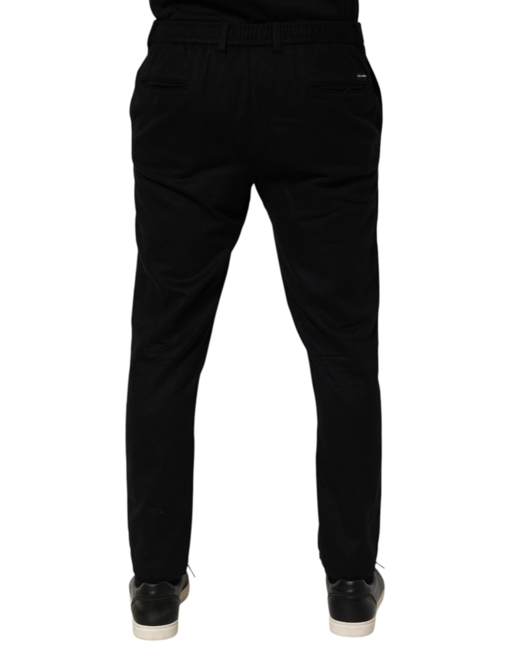 Dolce & Gabbana Black Cashmere Dress Formal Men Trouser Pants - from Dolce & Gabbana