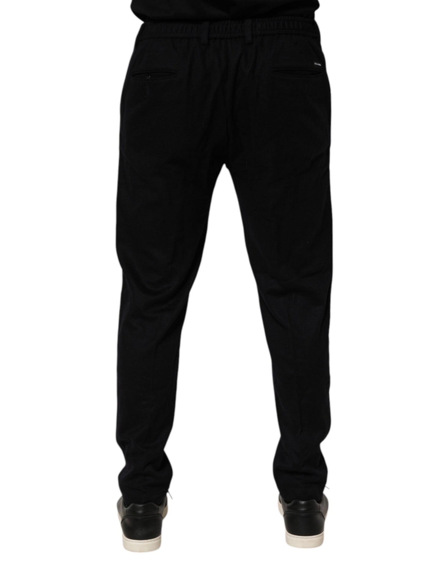 Dolce & Gabbana Kasjmier Formele Broek Zwart Couture