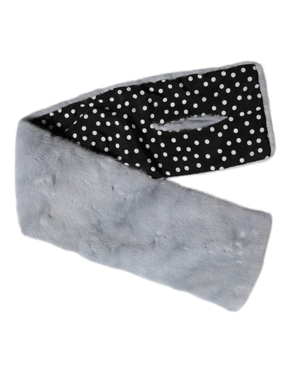 Dolce & Gabbana Powder Blue Mink Fur Neck Warmer Scarf by Dolce & Gabbana