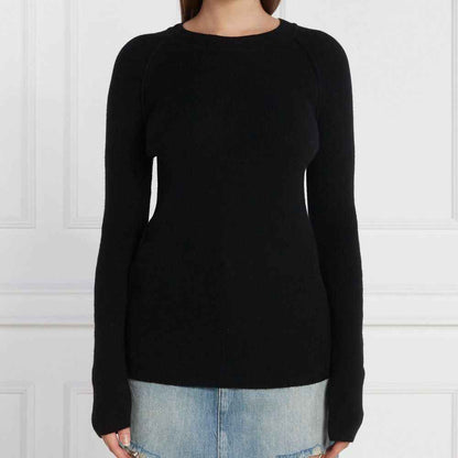 PINKO Black Wool Sweater