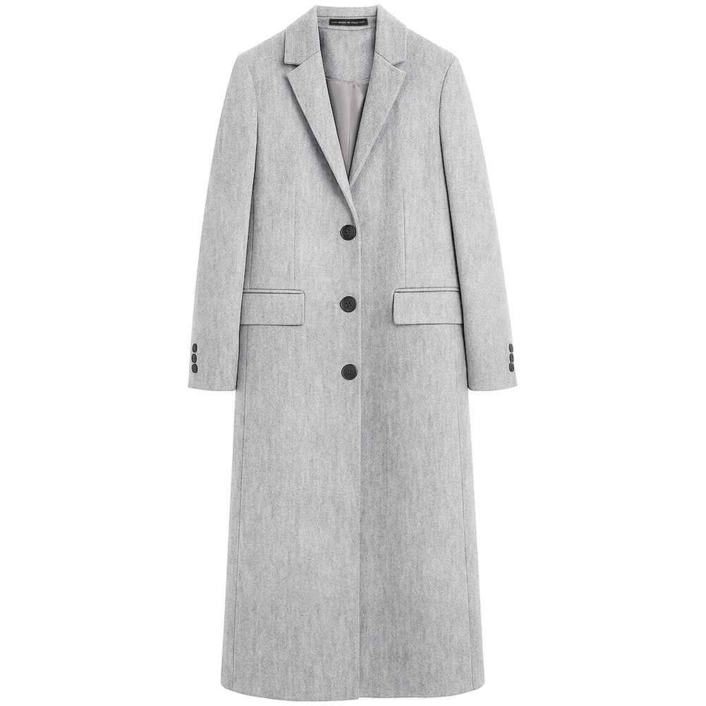 Made in Italy Gray Wool Jackets & Coat