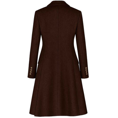 Made in Italy Brown Wool Jackets & Coat