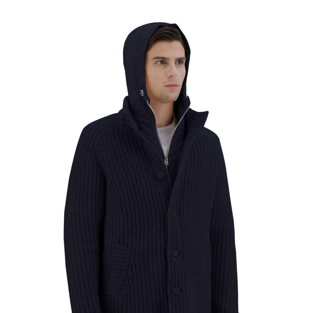 Herno Blue Wool Jacket