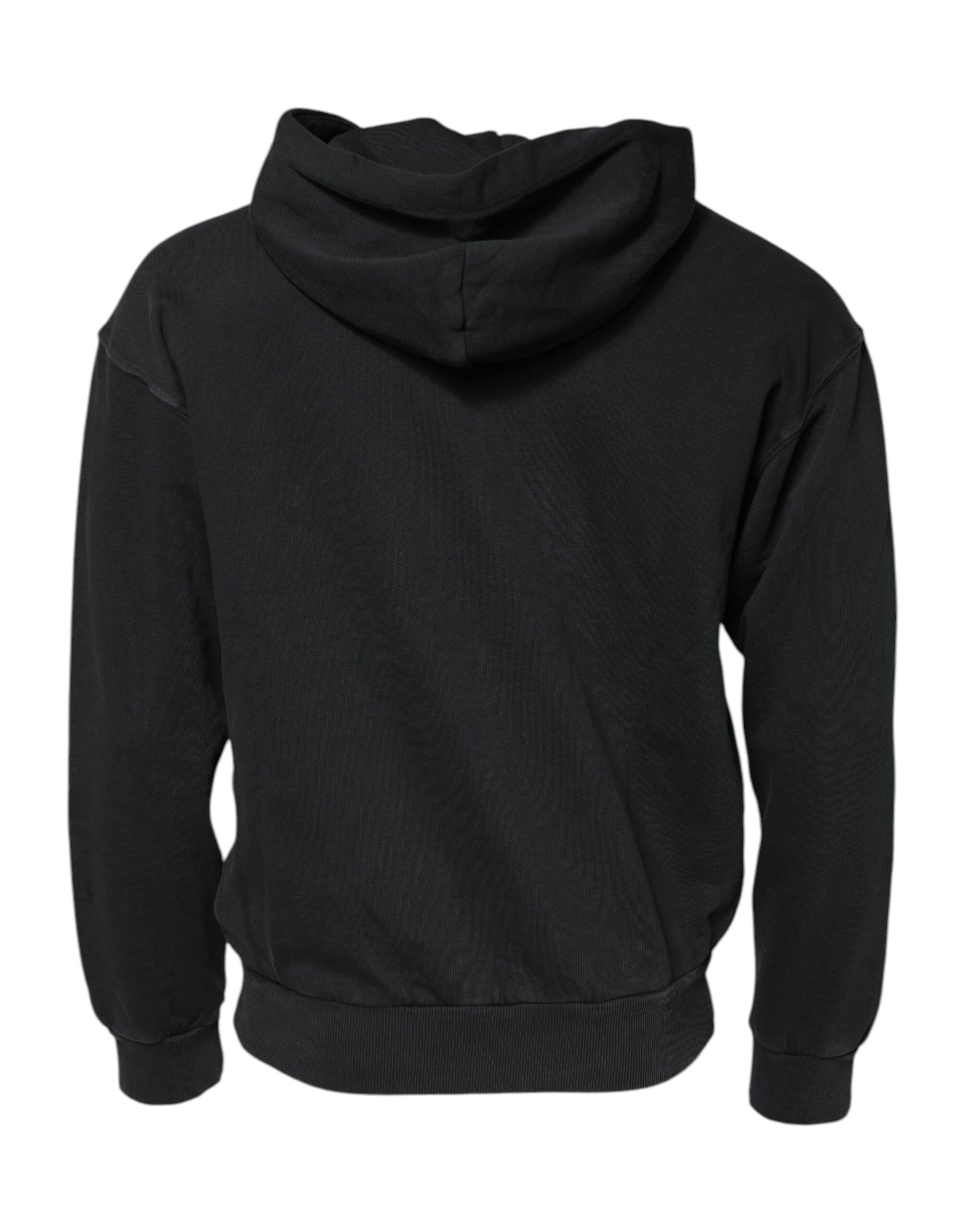 Dolce & Gabbana Logo Hooded Sweatshirt Cotton – Zwart