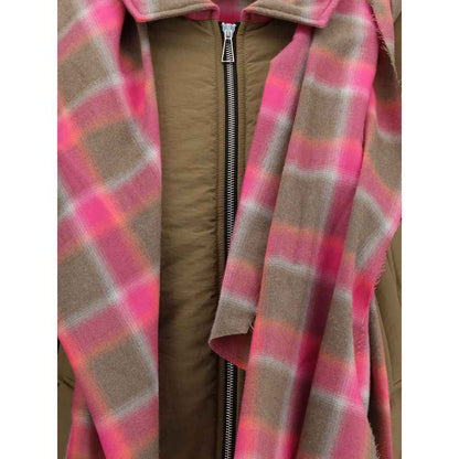 MARBELL Maxi-scarf Puffer Jacket