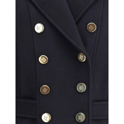 Balmain Wool Double-breasted Coat by Balmain
