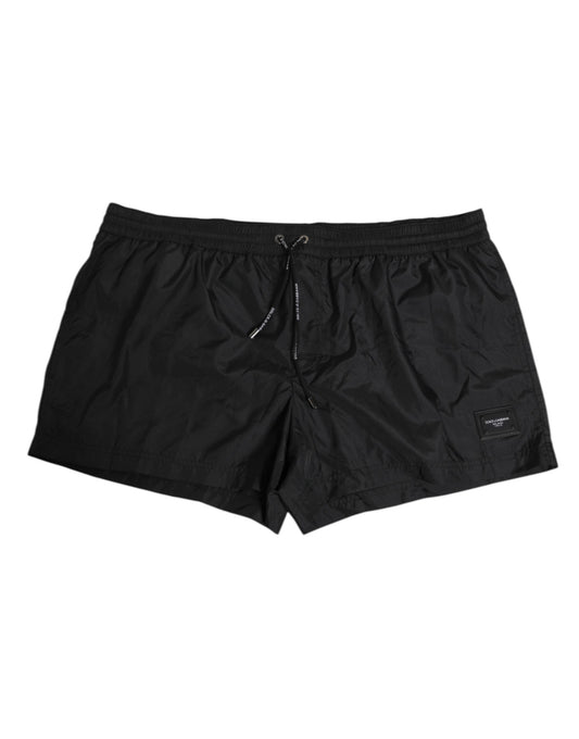 Zwemshorts Dolce Gabbana Polyester Zwart Logo Details