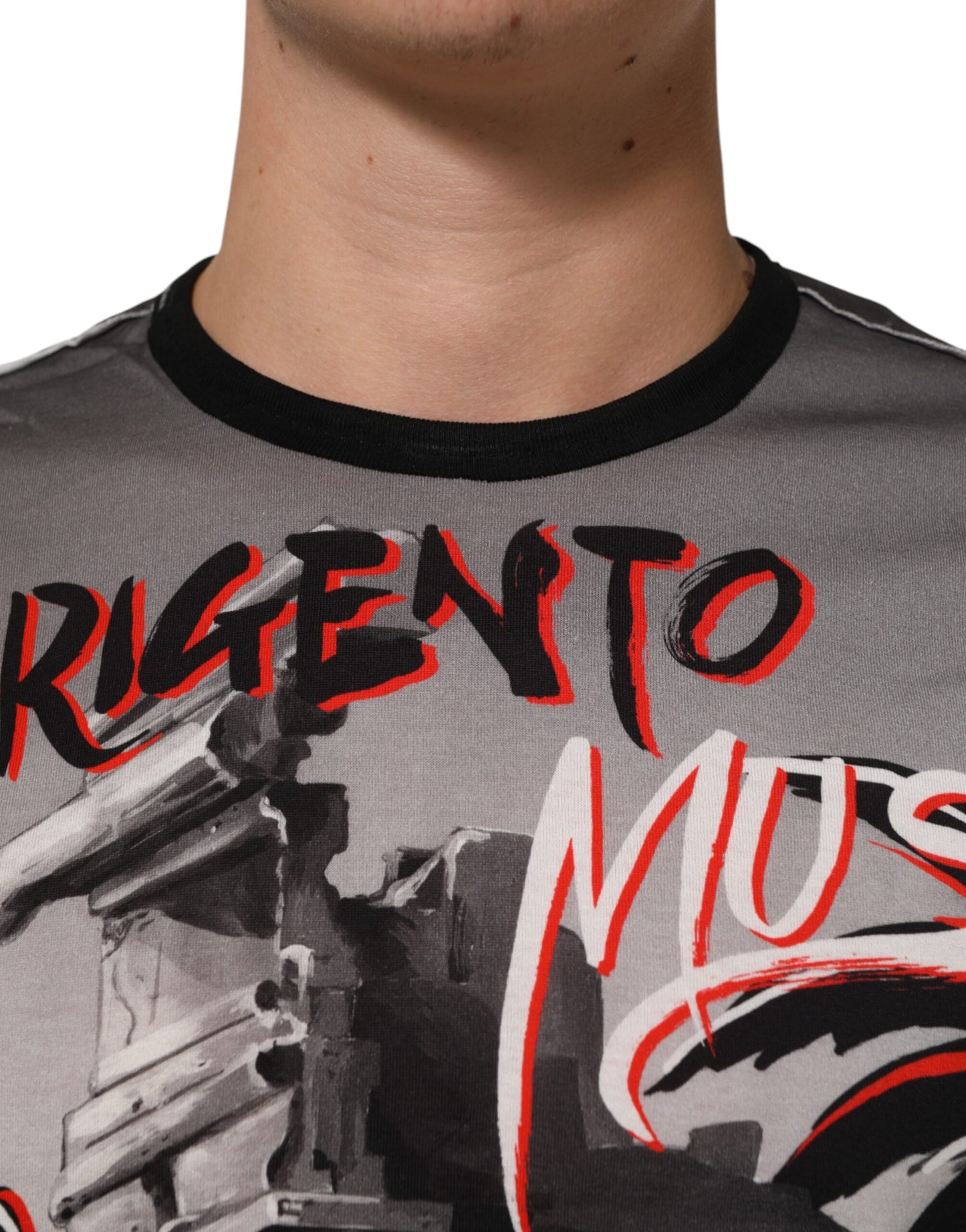 Dolce & Gabbana Multicolor Agrigento Dance Jazz Music Print T-shirt - from Dolce & Gabbana