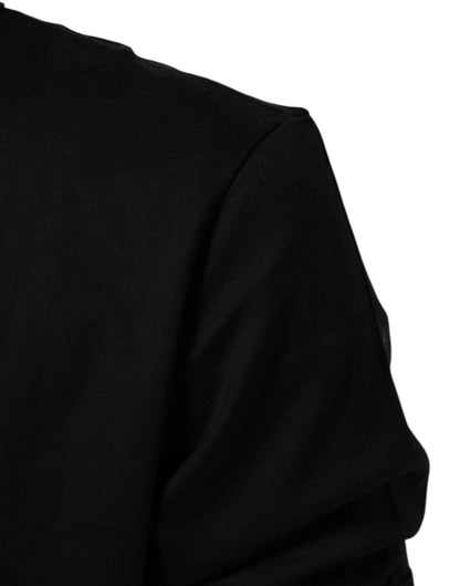 Dolce & Gabbana Black Goodluck 2018 Cotton Crew Neck T-shirt