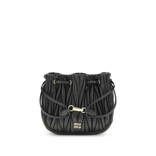 Miu Miu Matelassé nappa leather Pouch