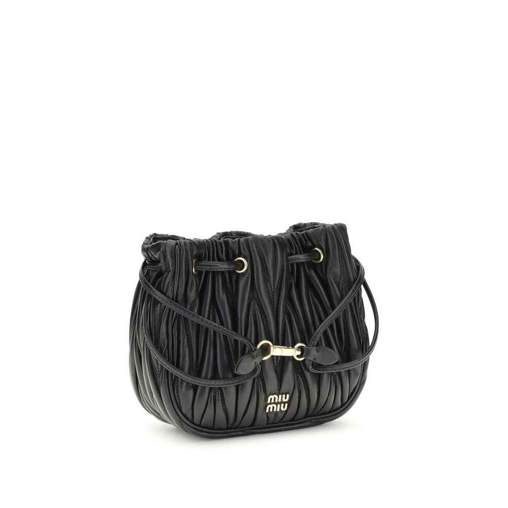 Miu Miu Matelassé nappa leather Pouch