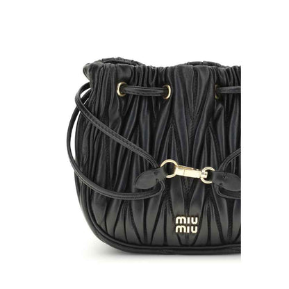 Miu Miu Matelassé nappa leather Pouch