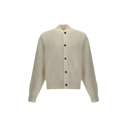 Jacquemus Geborduurde Virgin Wool Cardigan - Crème