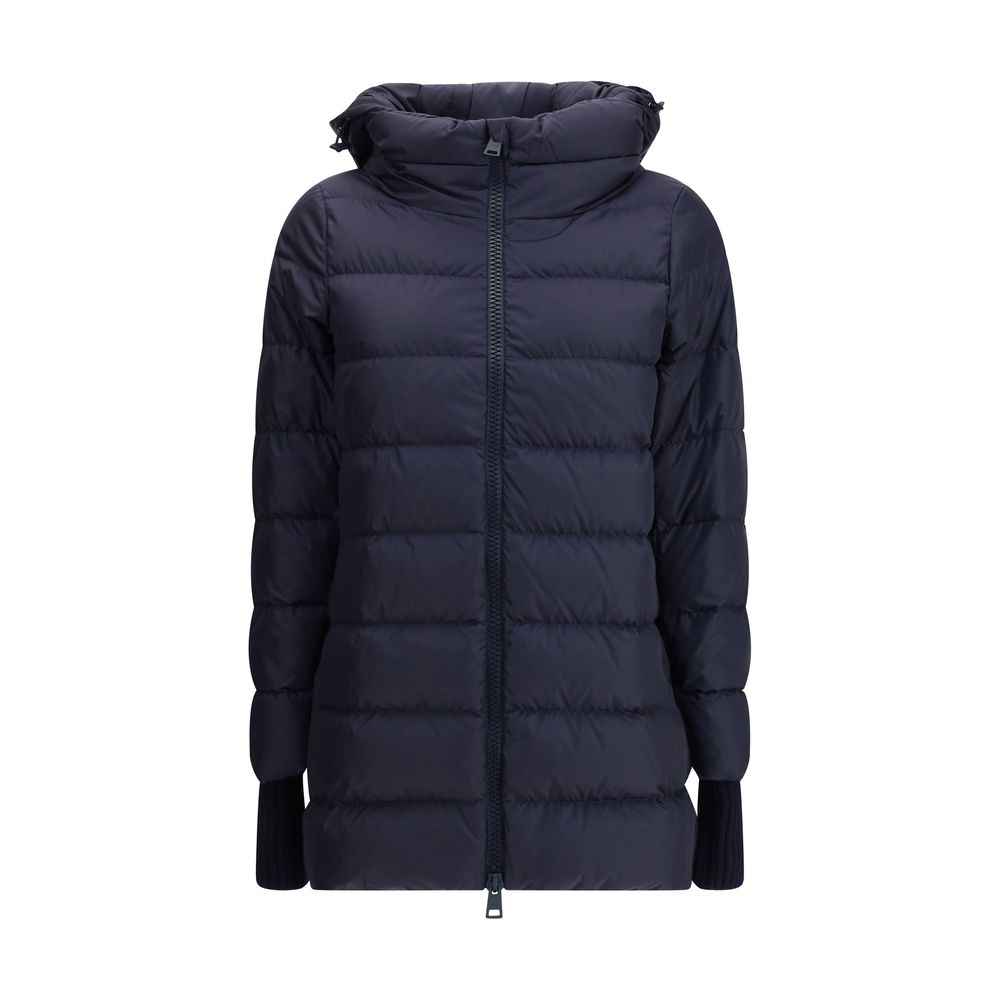 Herno Donsjas Met Capuchon Donkerblauw Luxe Editie