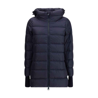 Herno Donsjas Met Capuchon Donkerblauw Luxe Editie