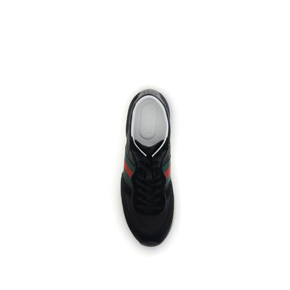 Gucci Nora Sneakers Original GG Canvas Suede Black