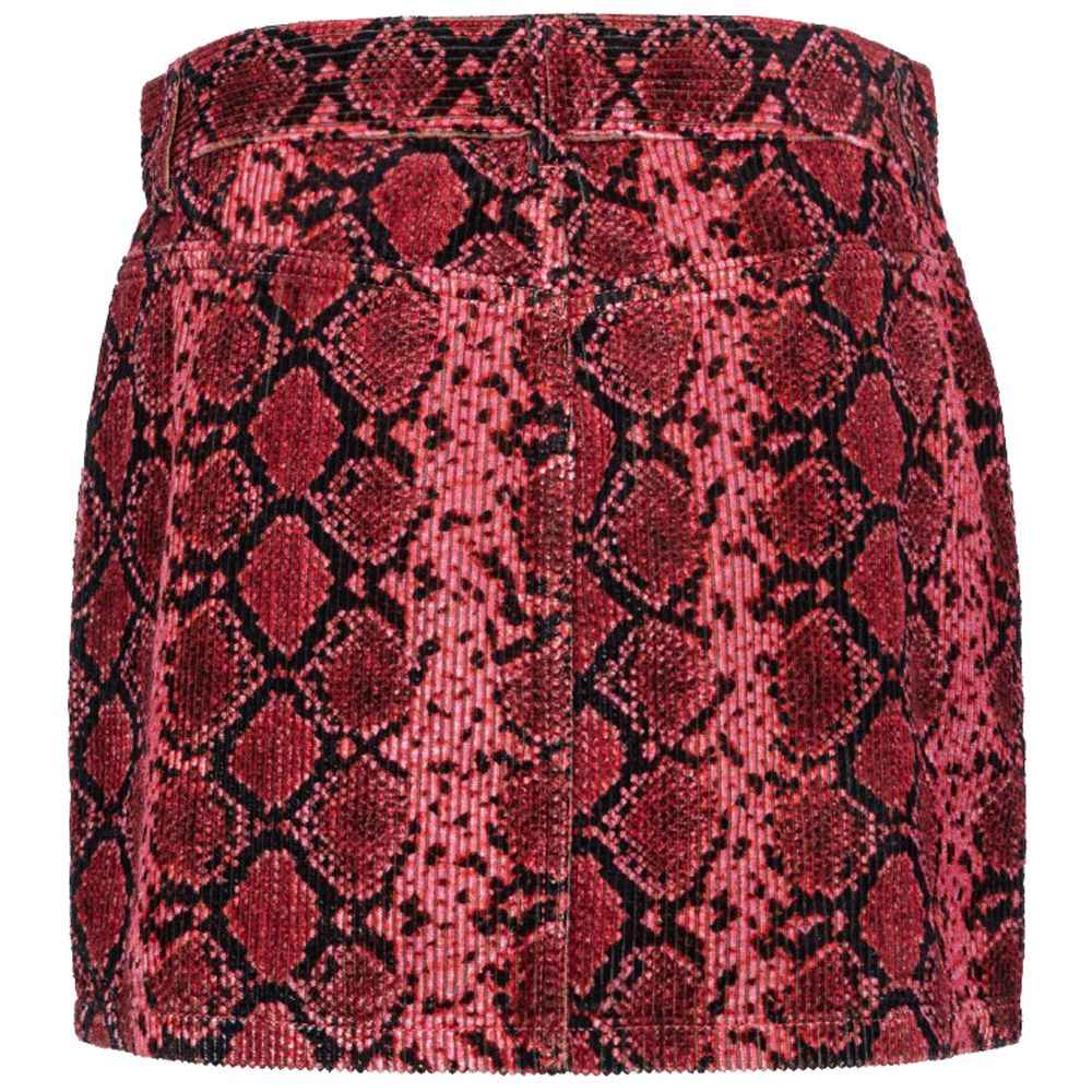 PINKO Red Cotton Women's Miniskirt by PINKO