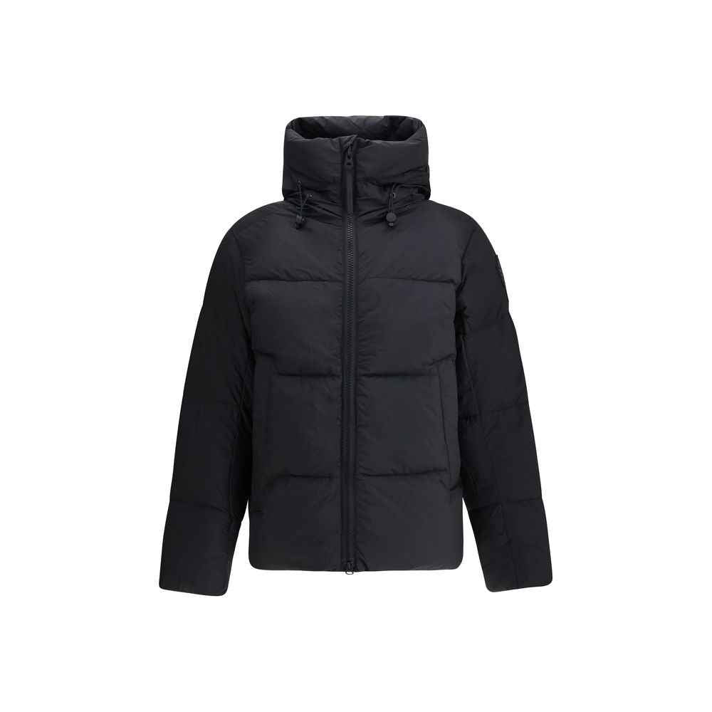 Canada Goose Black Nylon Crofton Puffer matte by Canada Goose