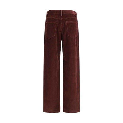 Brunello Cucinelli Straight Velvetbroek Luxe Collectie