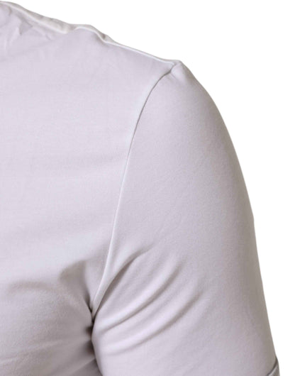 Dolce & Gabbana White Cotton Round Neck Men Underwear T-shirt