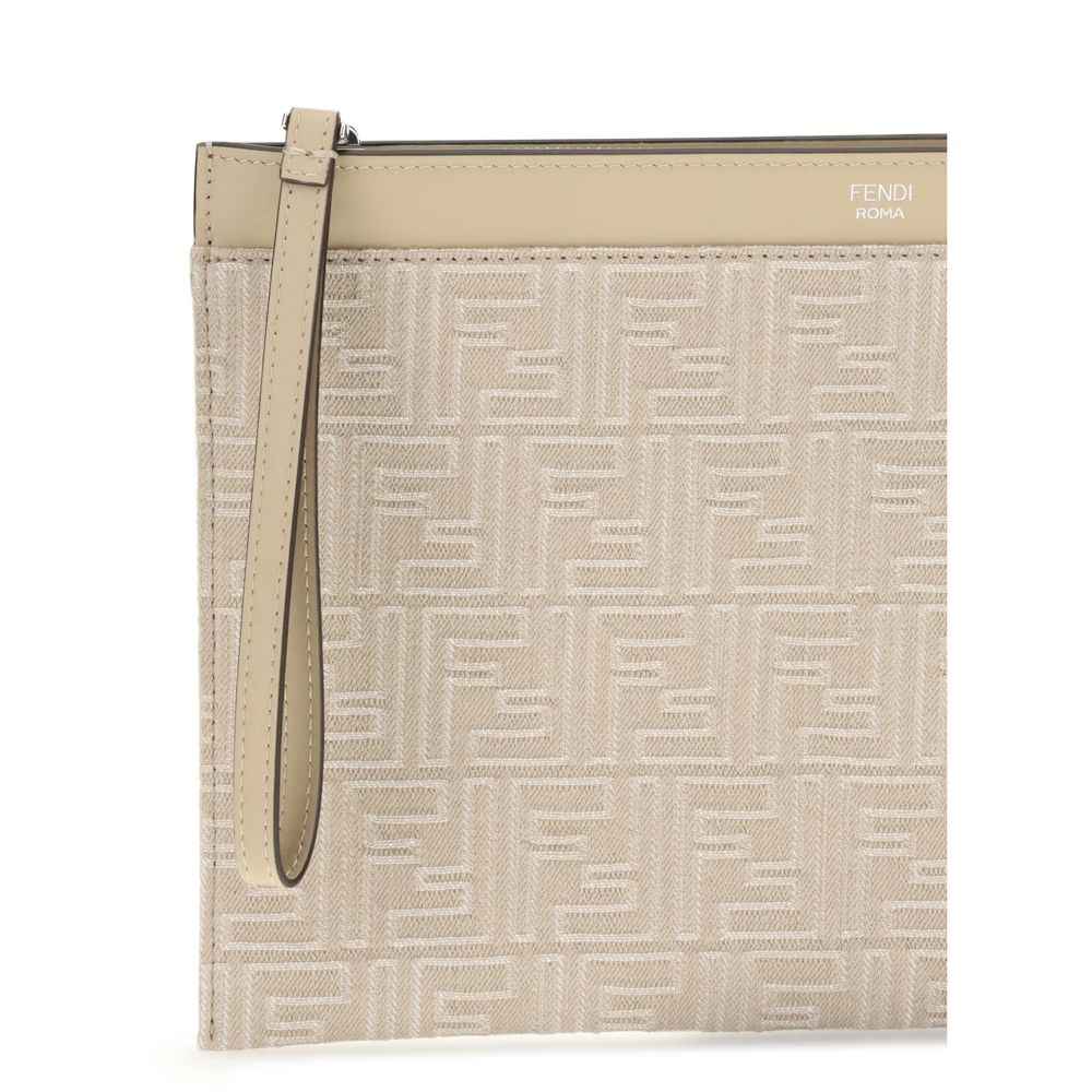 Fendi denim Pouch