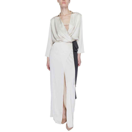 Sandro Ferrone Beige Polyester Long by Sandro Ferrone