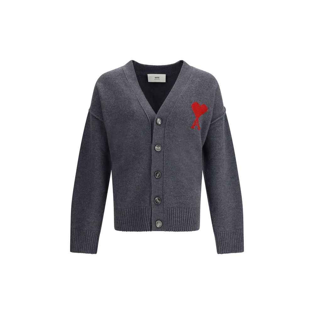 Ami Paris Ami De Coeur Cardigan